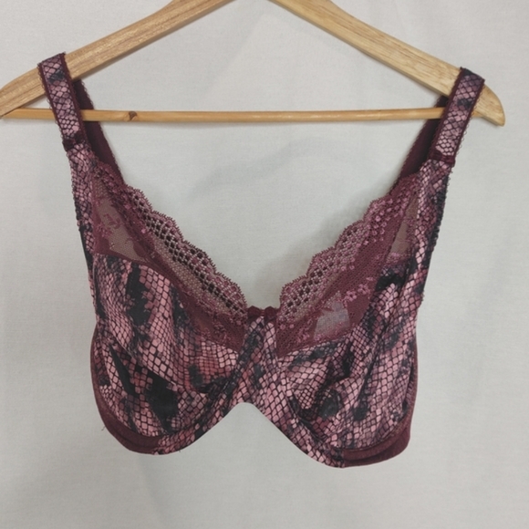 Reggiseno Elomi Mia Plunge Con Ferretto UK DD-H Beige – Nuovo Con Etichette, Retail $64 - Foto 2